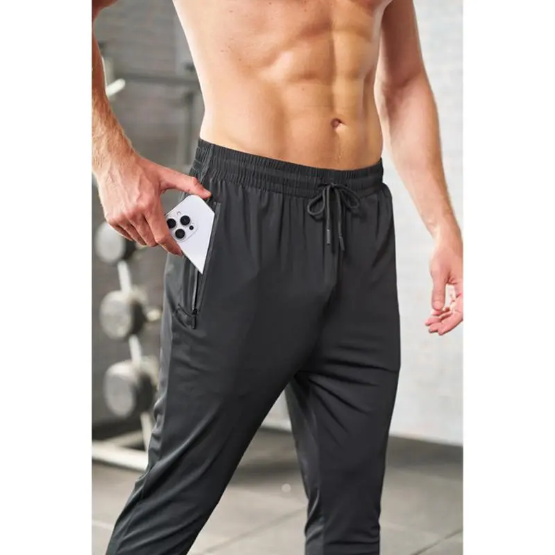 Men's Stretch Jogger Pants, Comfortable Athletic Pants with Pockets for Active Wear, Lightweight & Breathable