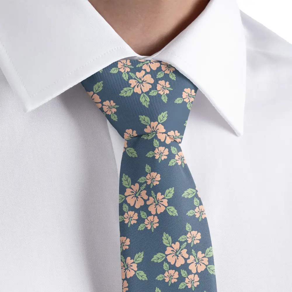 Elegant Floral Theme Necktie