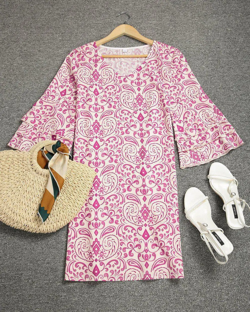 From this Moment Printed Mini Dress