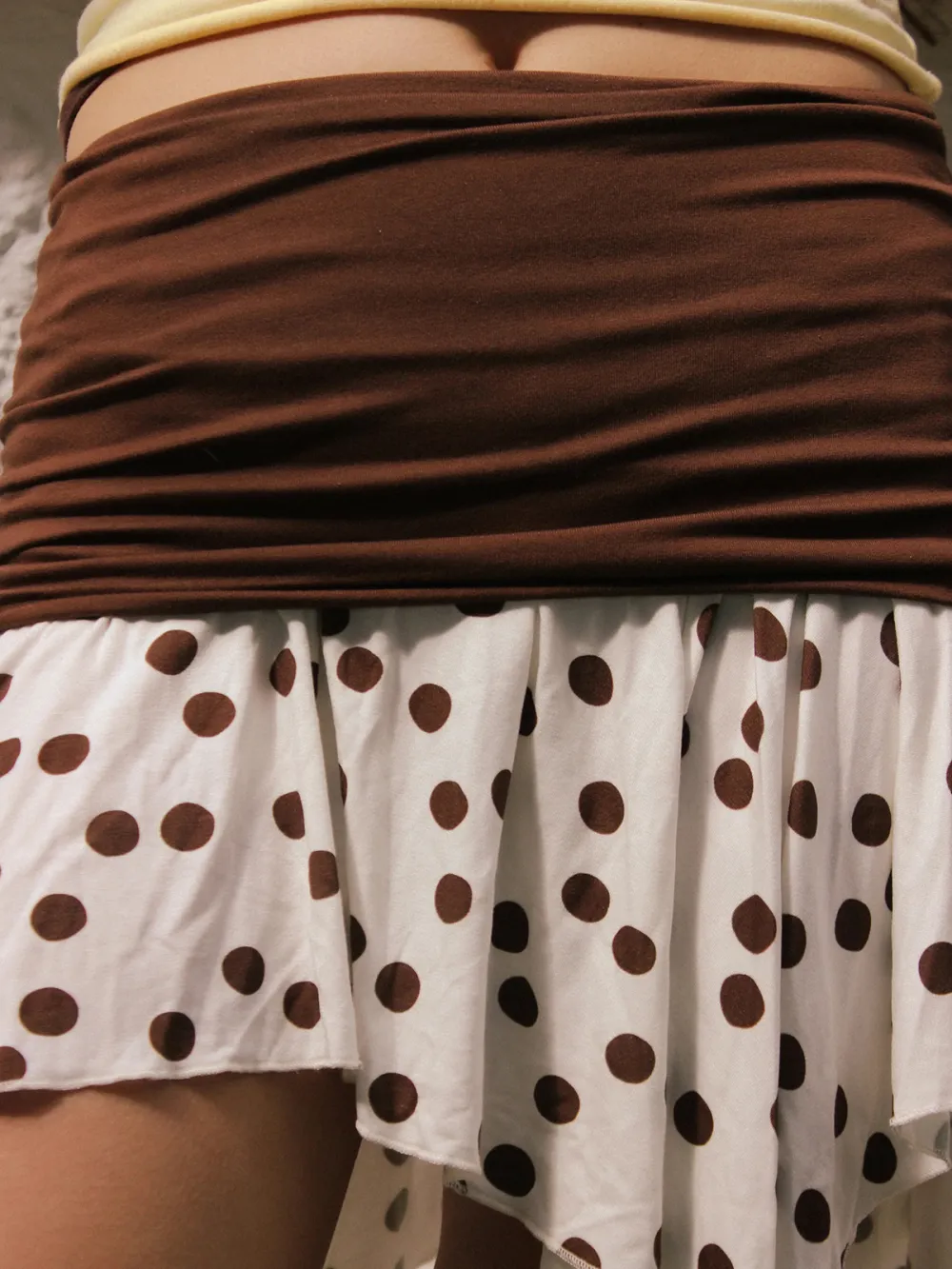 Casual Style Polka Dot Skirt