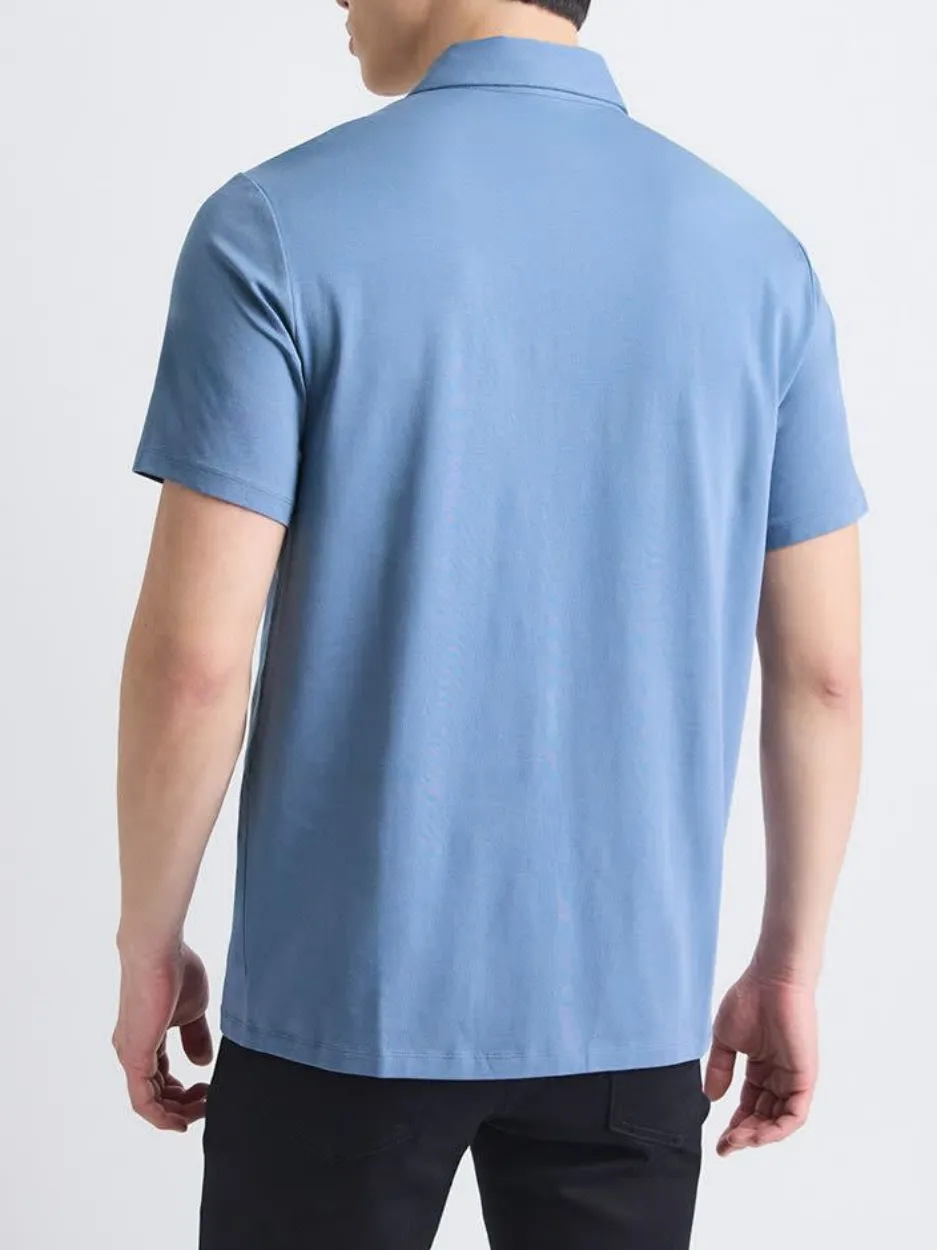 Light Blue Short Sleeve Polo Shirt