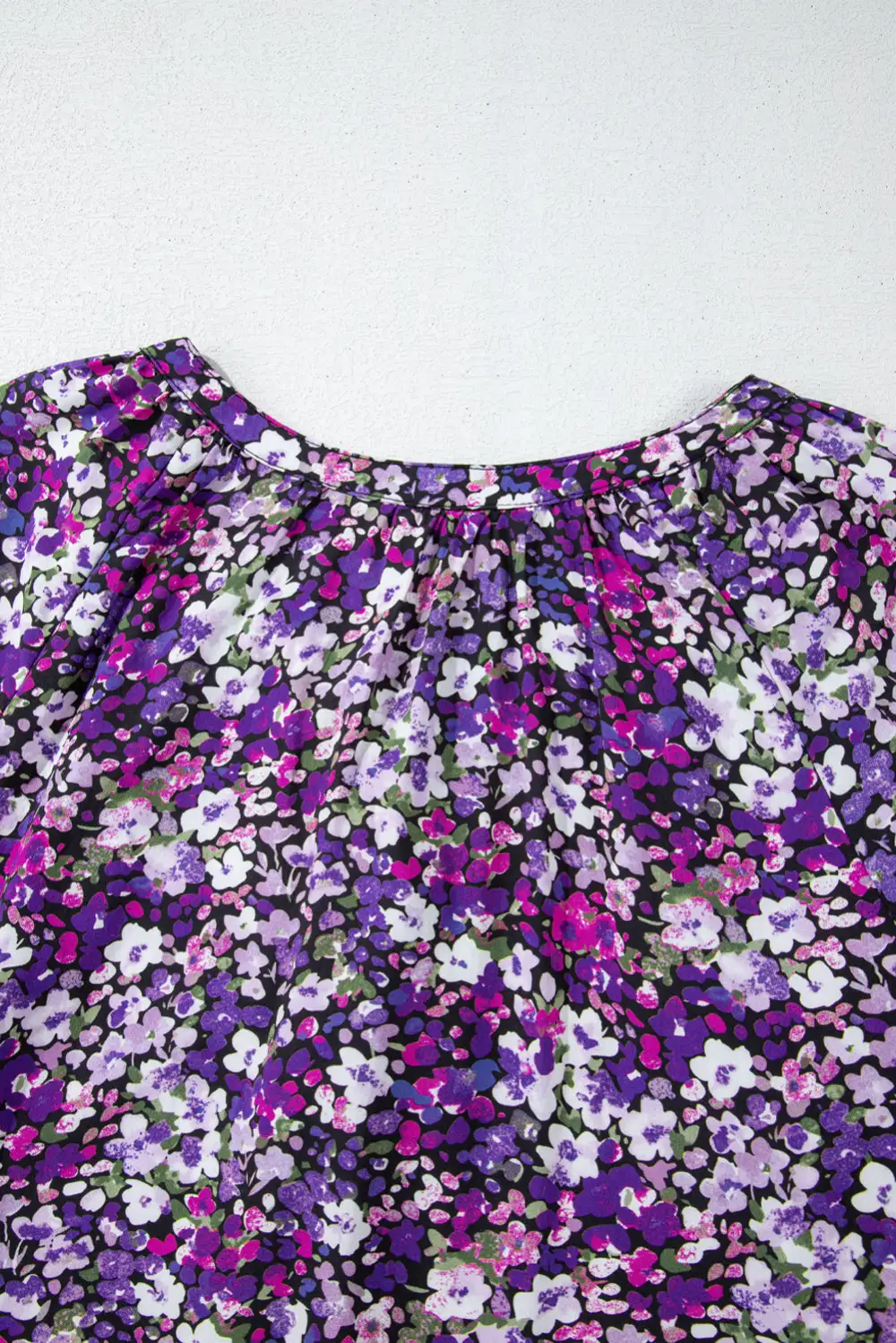 Floral V-Neck Boho Blouse