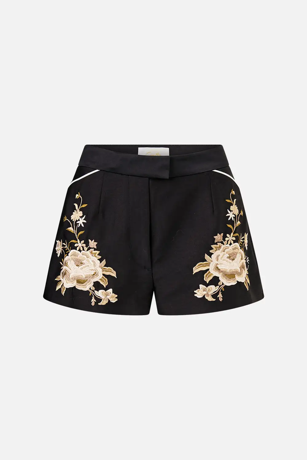 Printed Low Rise Mini Shorts