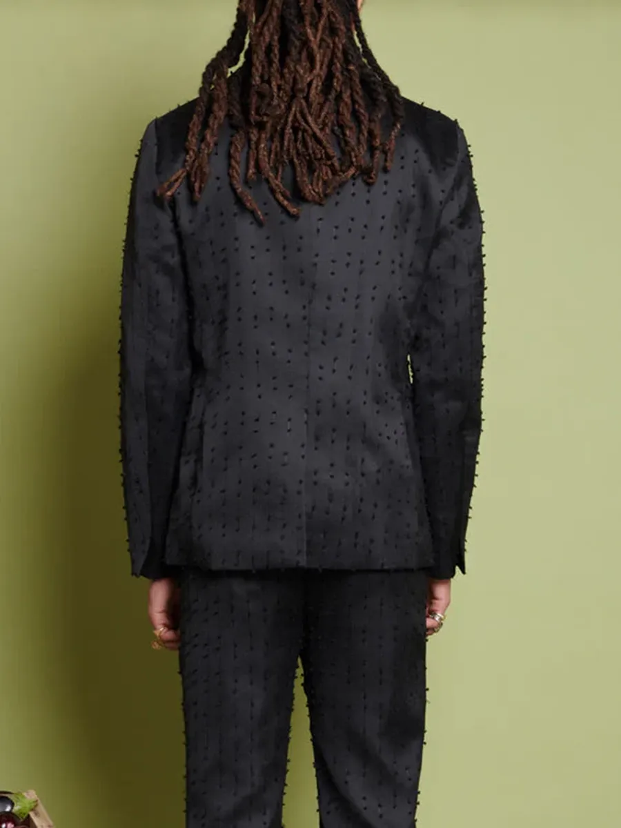Easy Casual Texture Blazer
