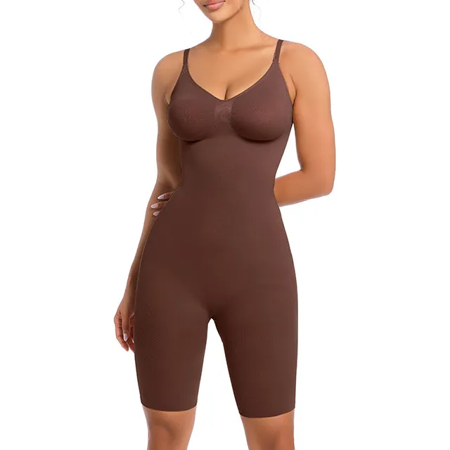 Seamless Mid Thigh Shaping Bodysuit