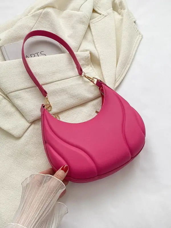 PU Leather Polyurethane Plaid Shoulder Bag