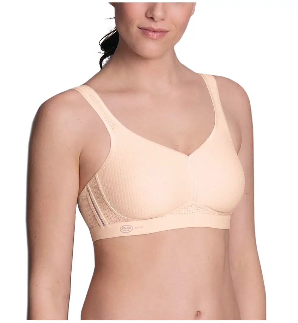 Wire Free Mesh Sports Bra