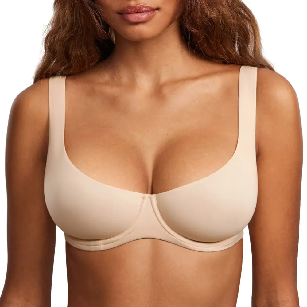 Unpadded Demi-Cup Bra🔥6-Pack - All Colors Included, Only $24