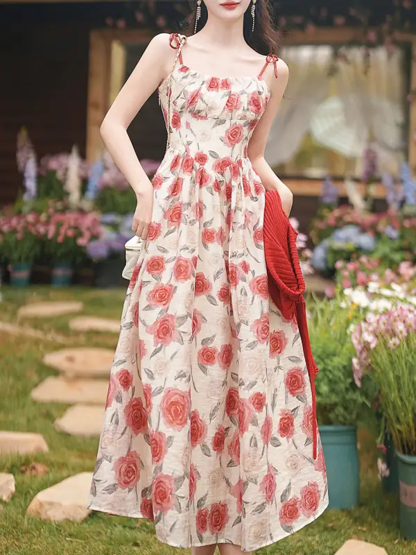 Spaghetti Strap Maxi Dress