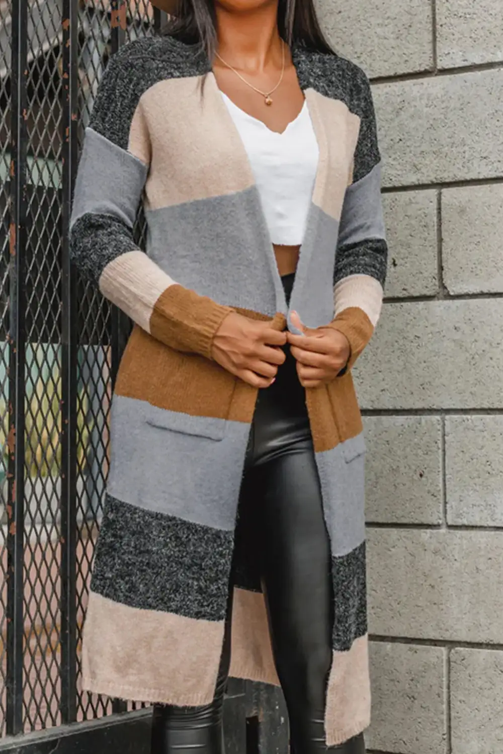 Everyday Layer Open Front Longline Cardigan