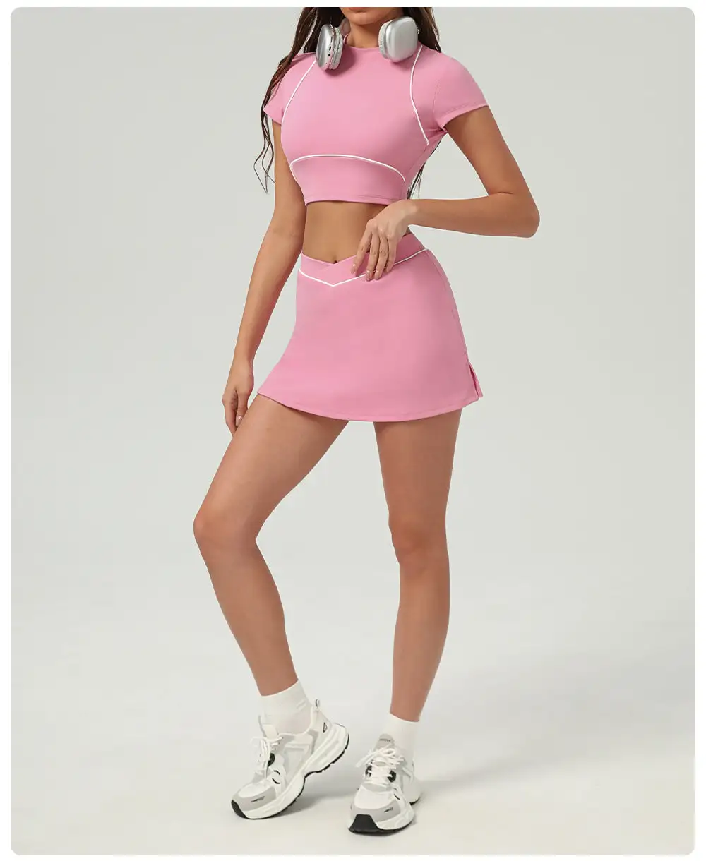 Quick-Dry Tennis Top, Trousers and Skort Active Set