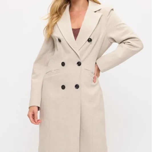 Structured Twill Coat