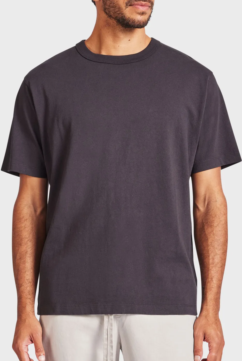 Mid Indigo Short Sleeve Crew Neck Tee