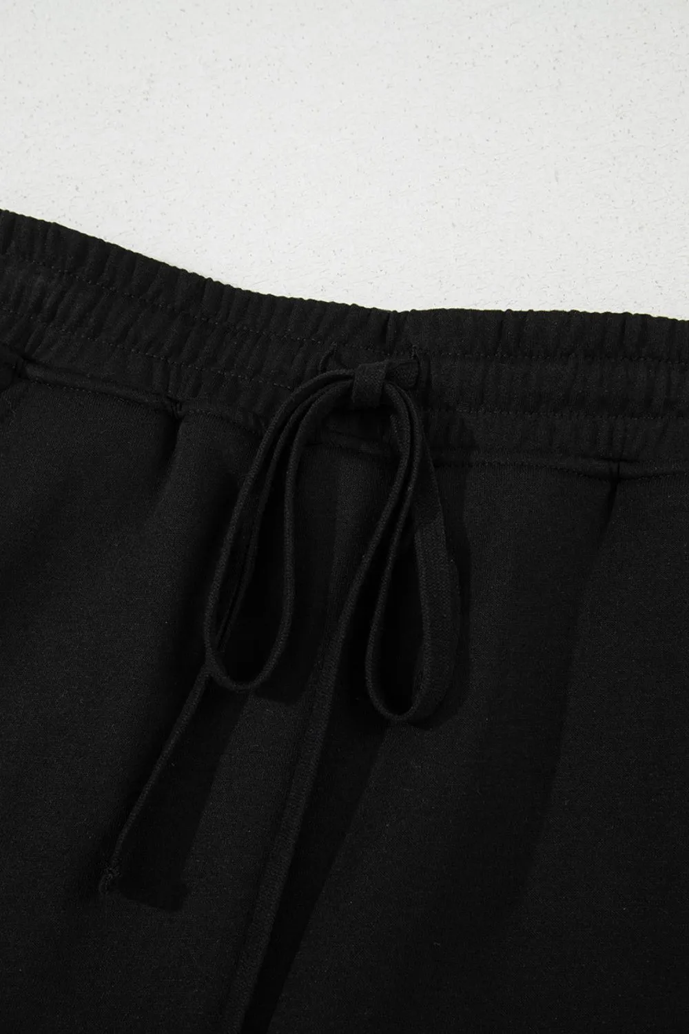Everyday Drawstring Wrap Front Skirt