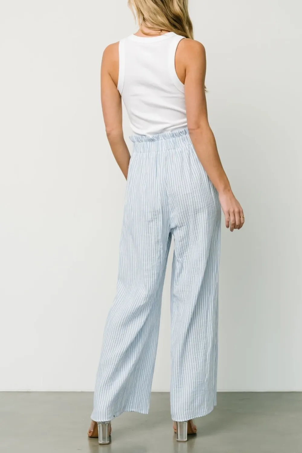 Daily Versatile Striped Loose Pants