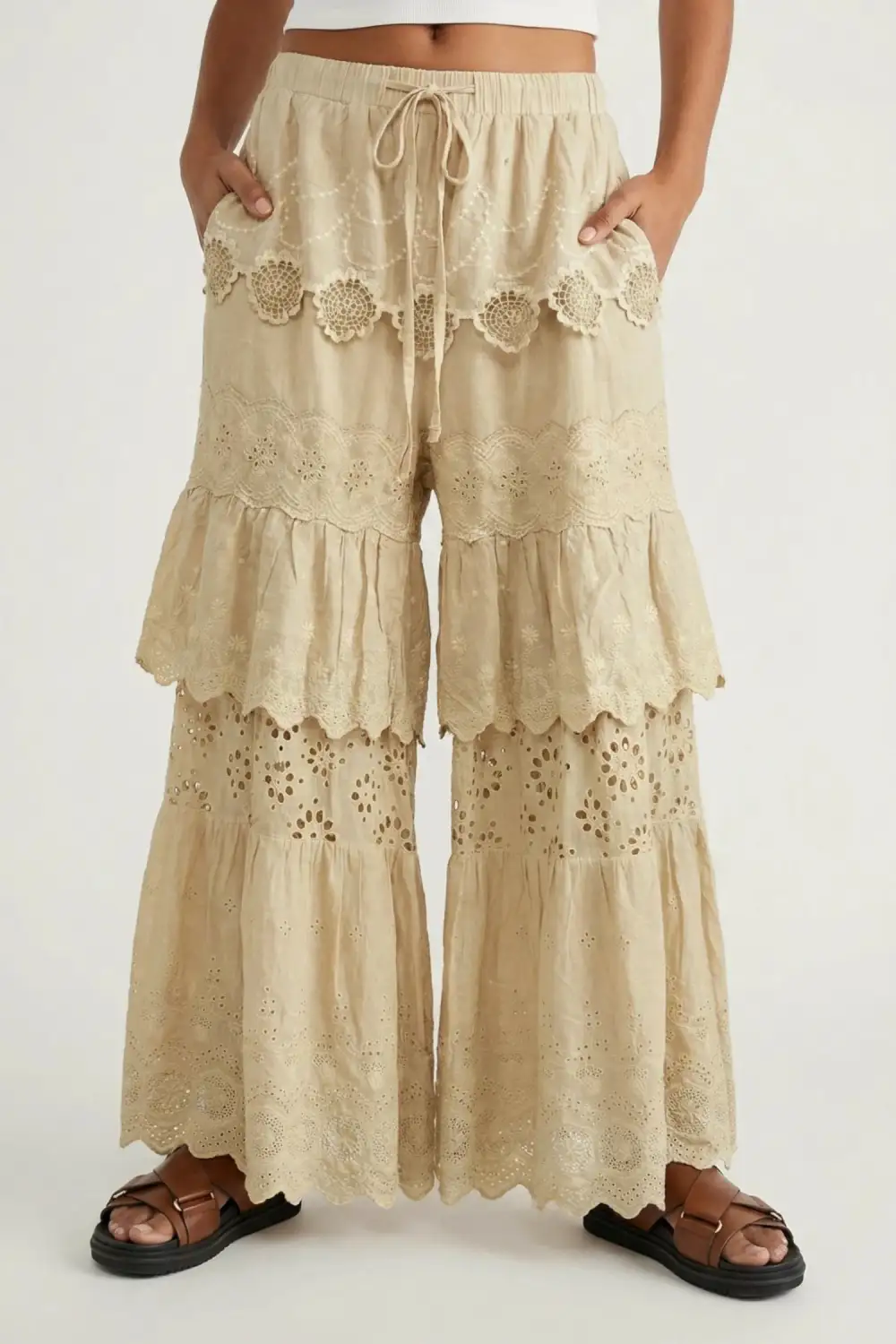 Women's Laid Back Wide Leg Trousers