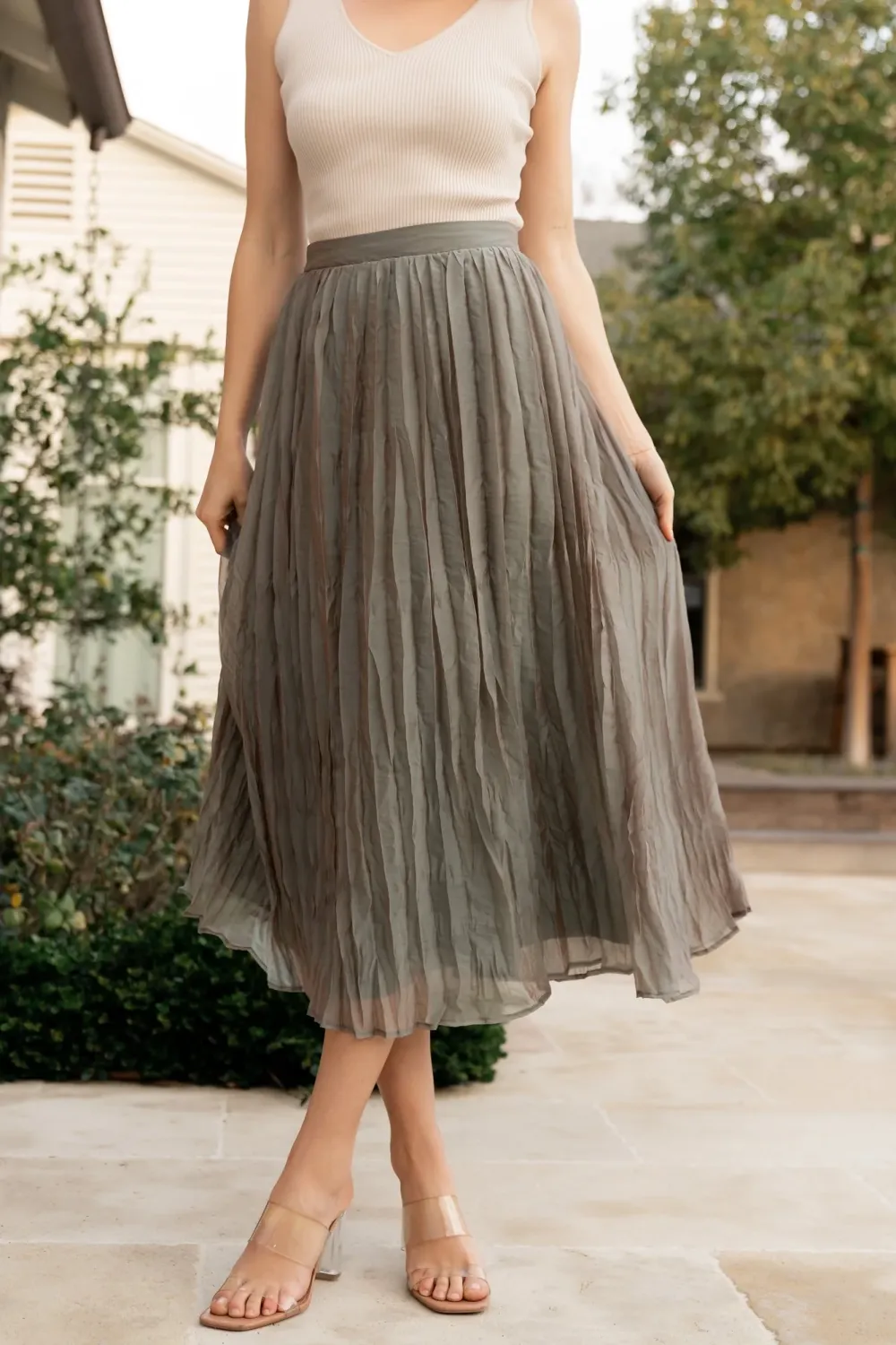 Elegant Lady Soft And Beautiful Organza Skirt