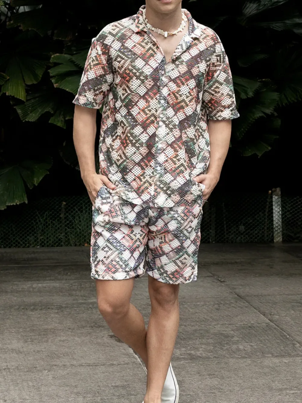 Casual Style Knit Co-Ord Set