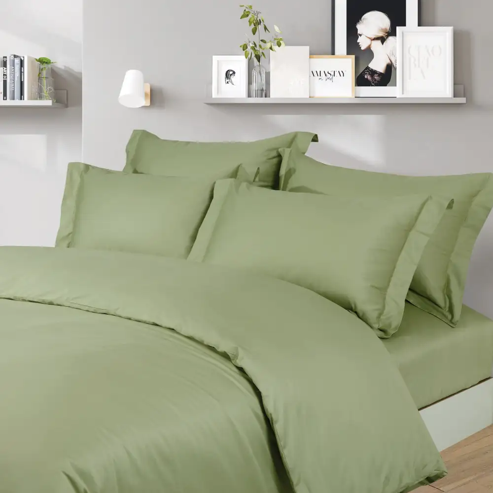 Cotton Sateen Complete Bedding Set