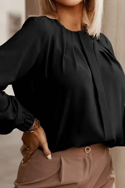 Relaxed Crew Neck Shirt