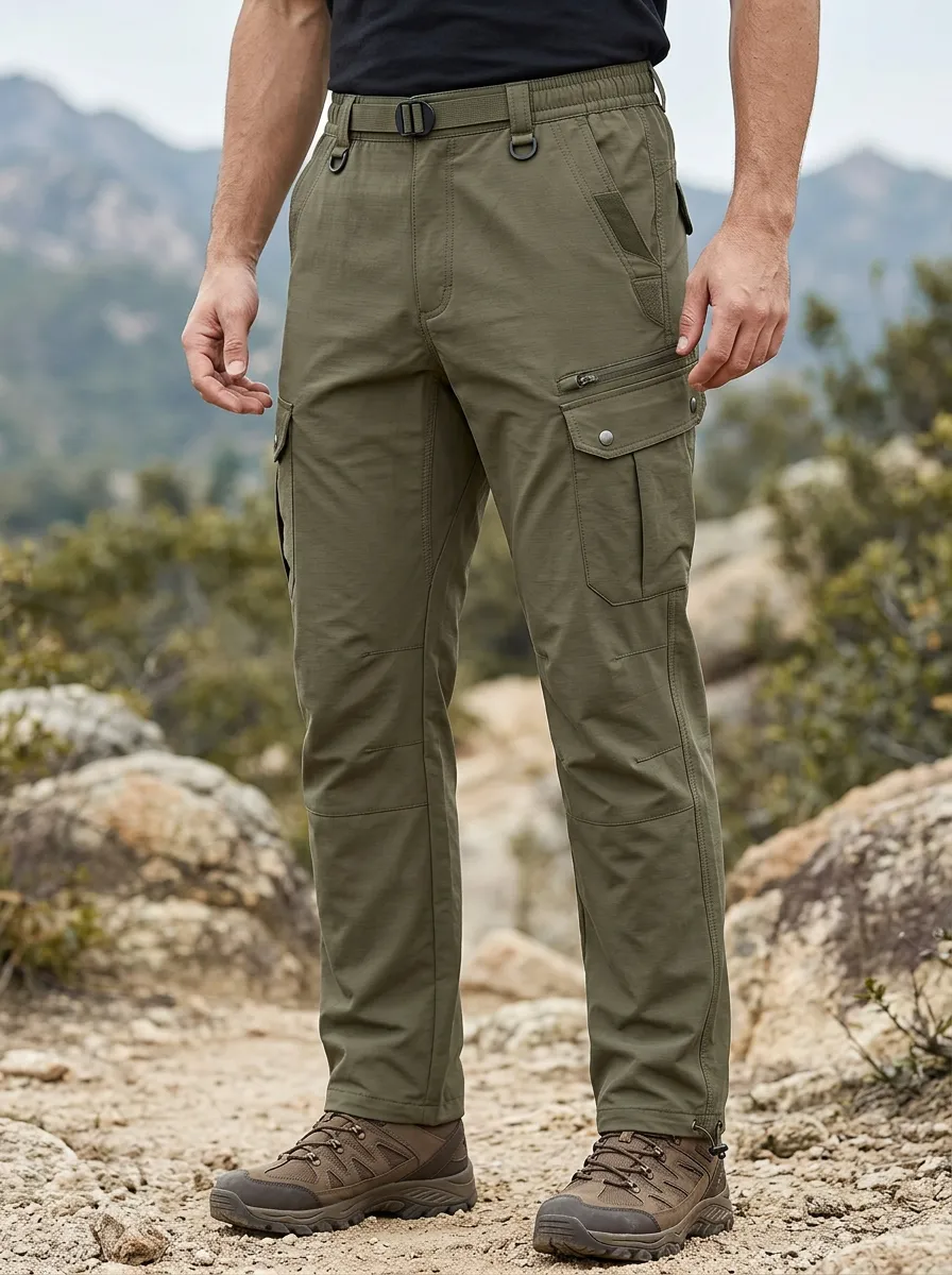 Classic Multi-Pocket Cargo Tactical Detail Unisex Tactical Cargo Pants