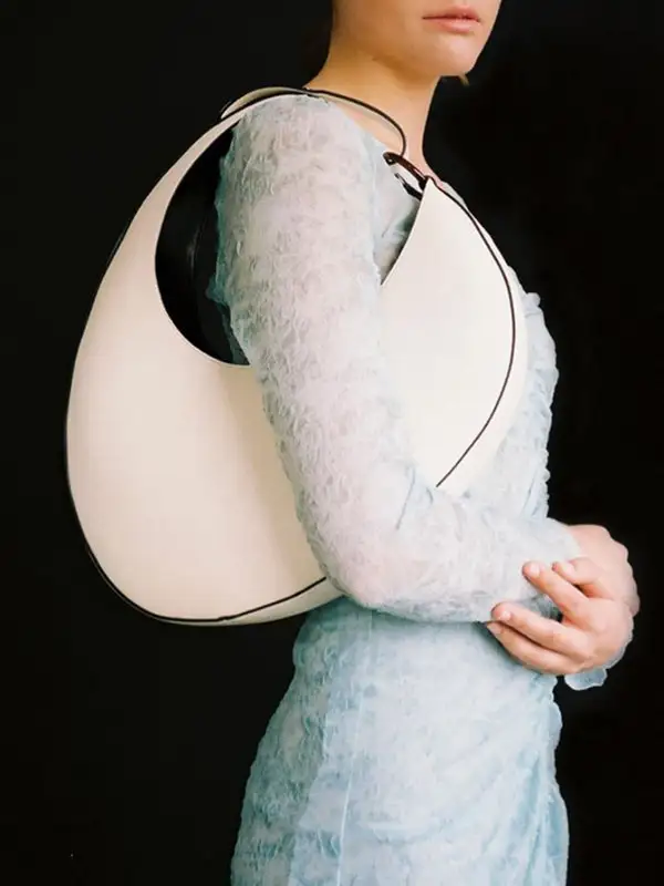 Refined Geometric Shoulder Bag