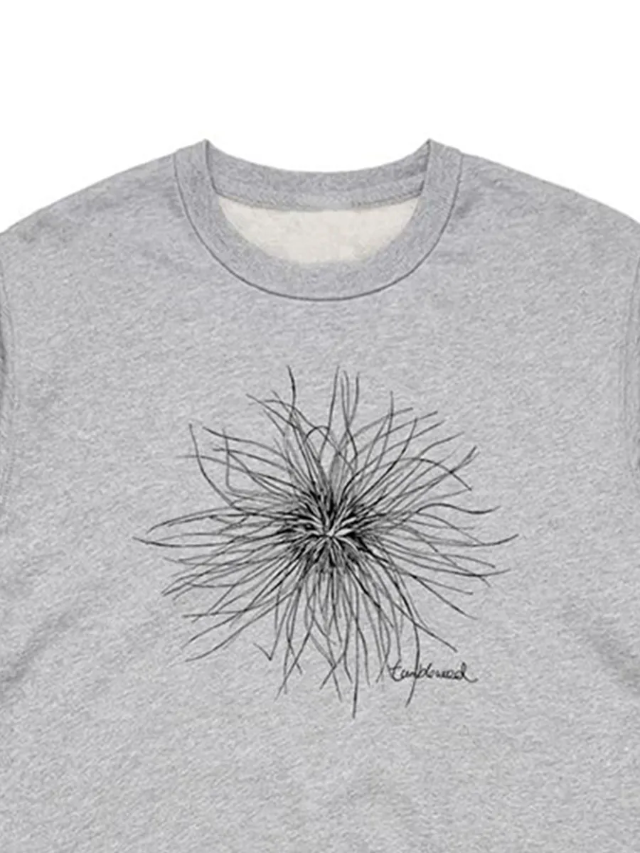 Simple style tumbleweed pattern versatile casual sportswear shirt