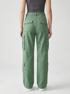 Signature Utility Style Multi Pocket Design Women's Multi Pocket Cargo Pants