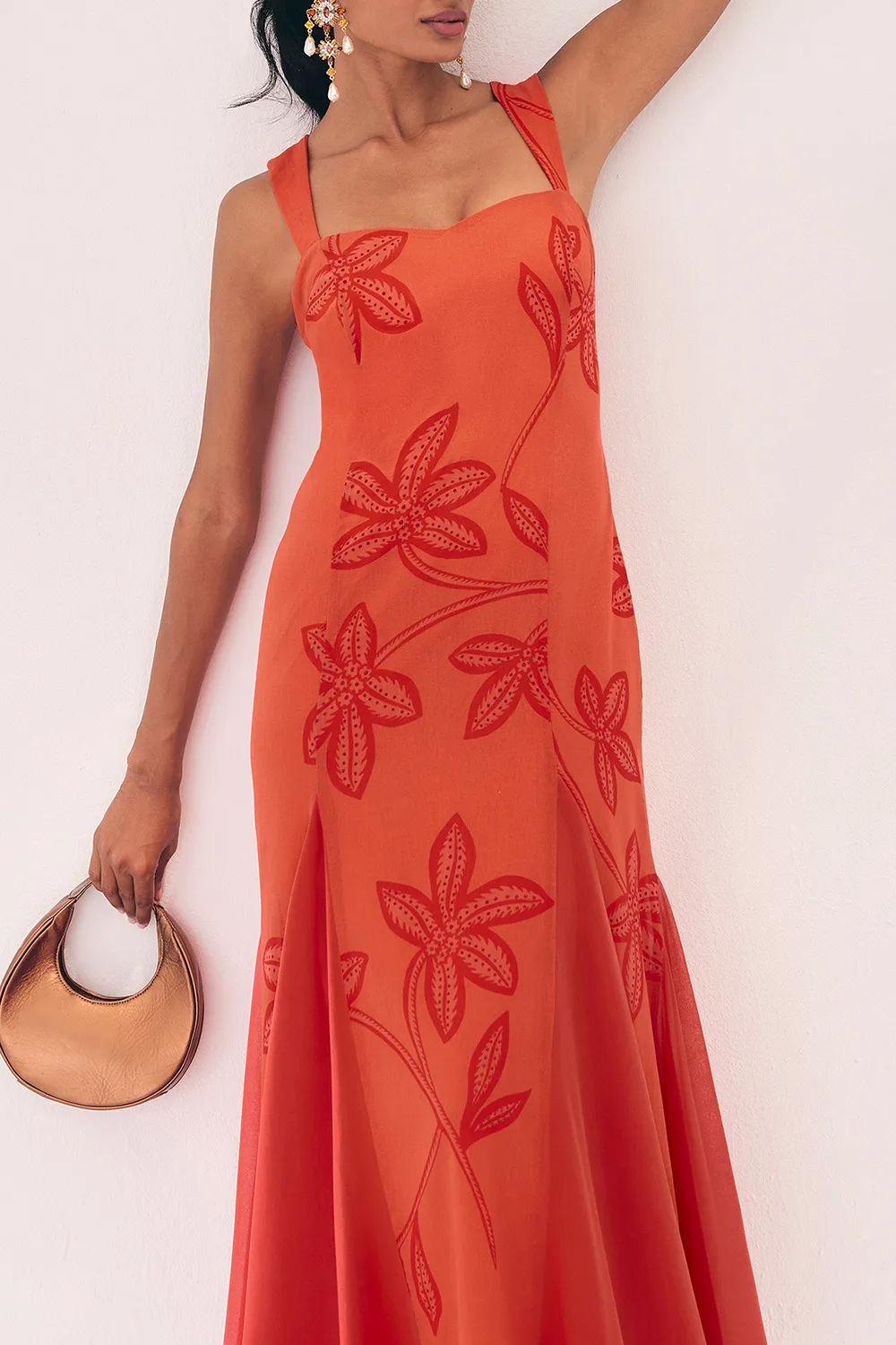 Women's five-leaf Dress