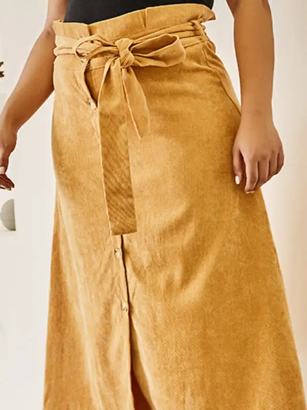 Loose Graceful Fitted Skirt