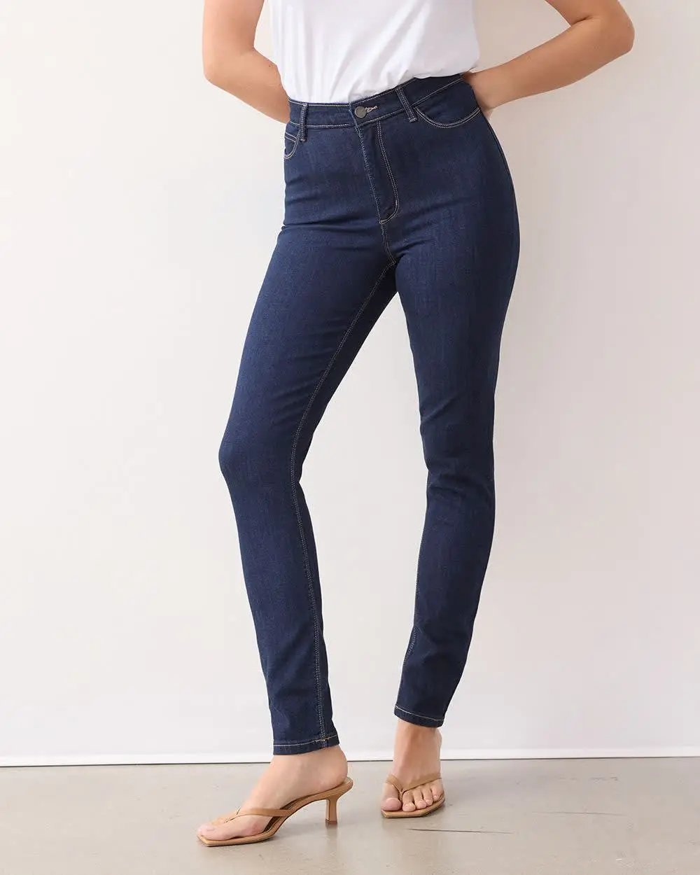 Skinny-Leg High-Rise Jean  Signature