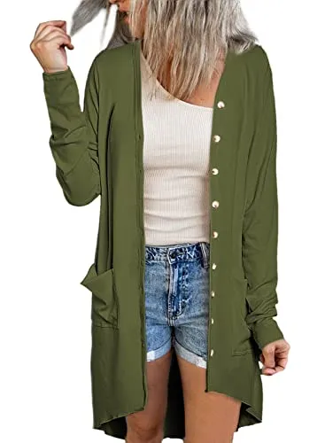 Womens2022FashionCasualOpenFrontPrintedCardigansSweatersThinCoatsJacketsOuterwear