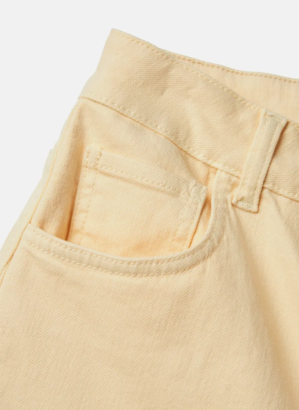 Plain Casual Style Wide-Leg Jeans