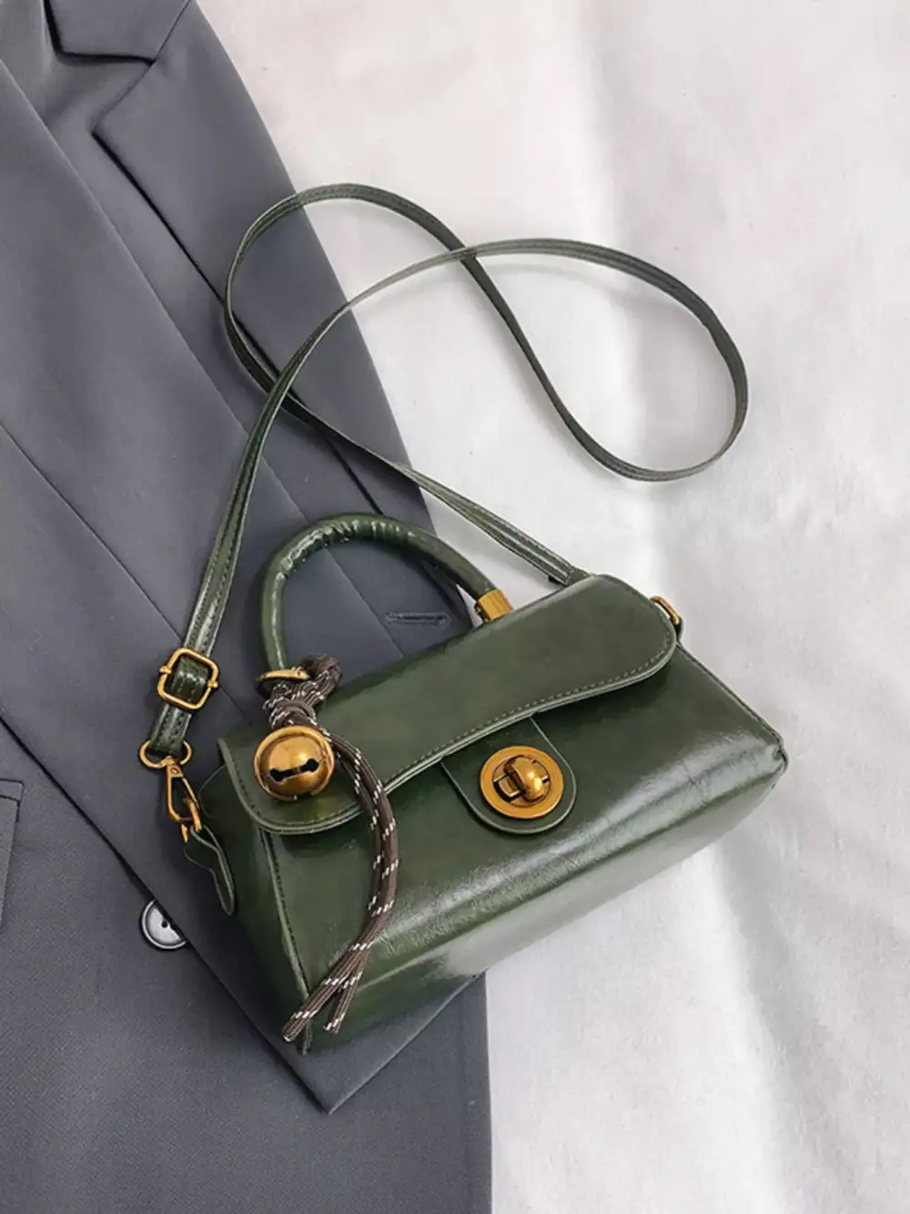 Top Handle Crossbody Bag