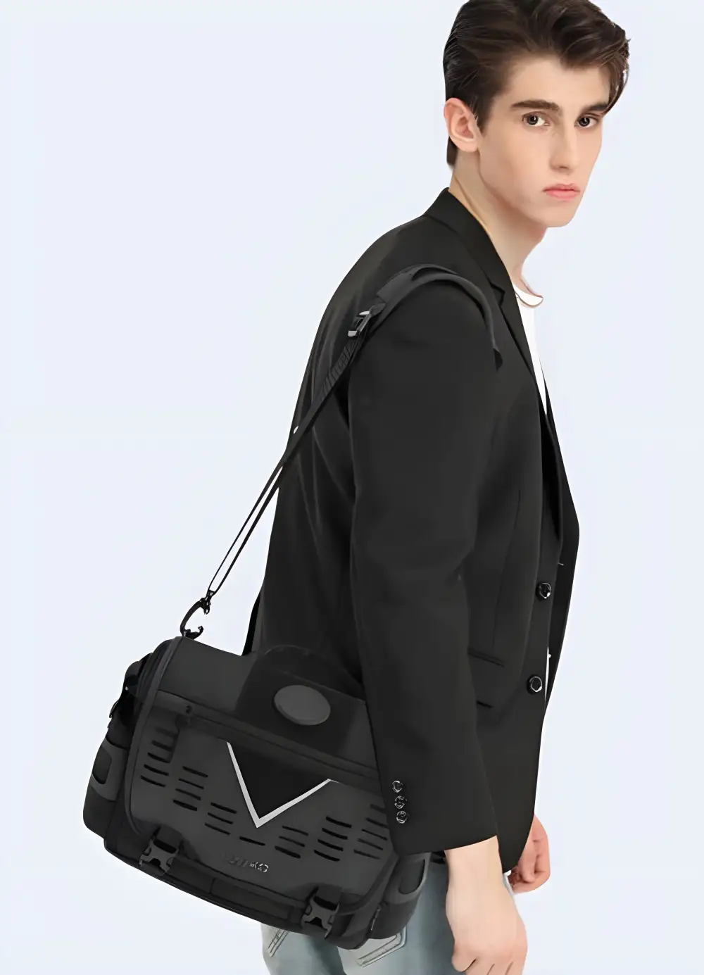 Pocketed Messenger Carry Bag