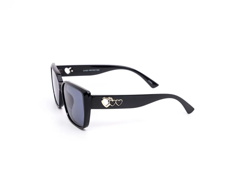 12-Pack Chunky Heart Square Gradient Sunglasses