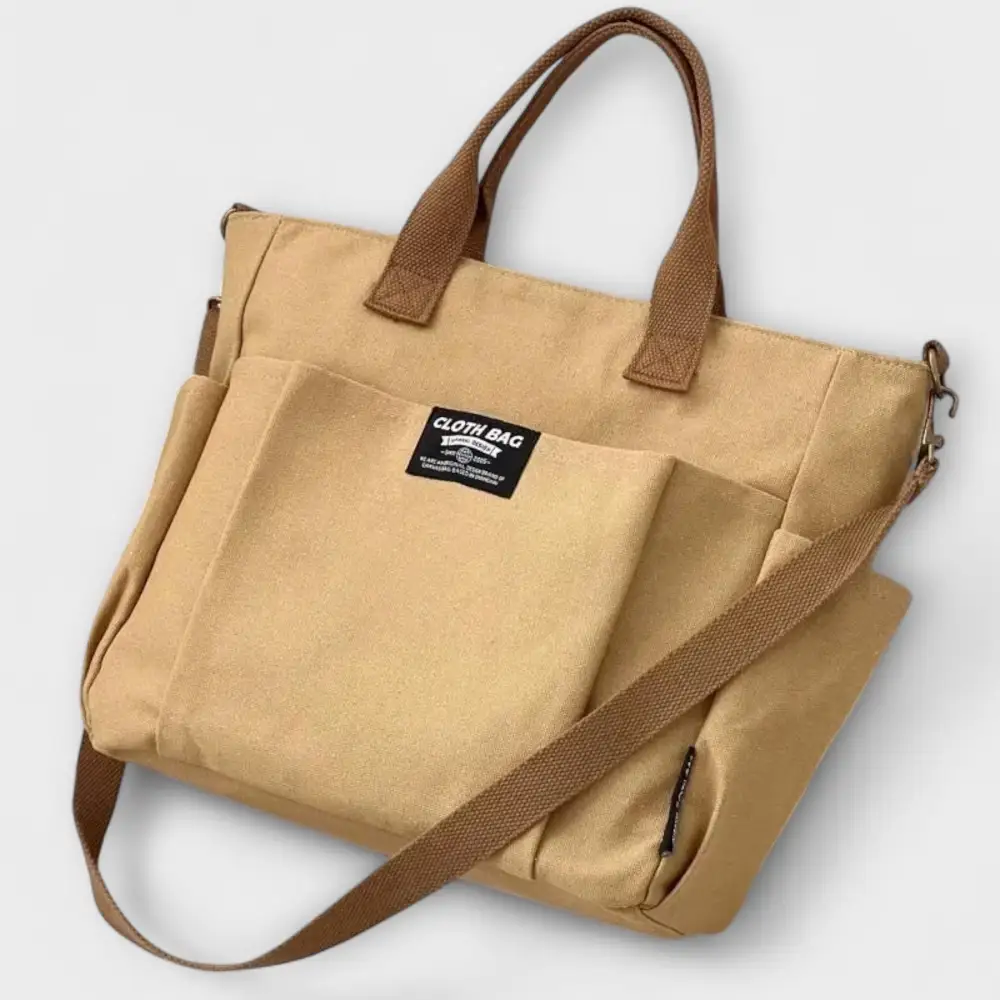 Minimal Canvas Tote Bag