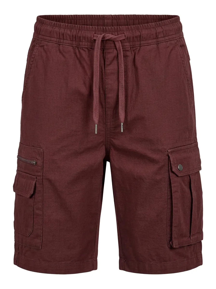 Men's Casual Outdoor Multi-Pocket Drawstring Cargo Shorts