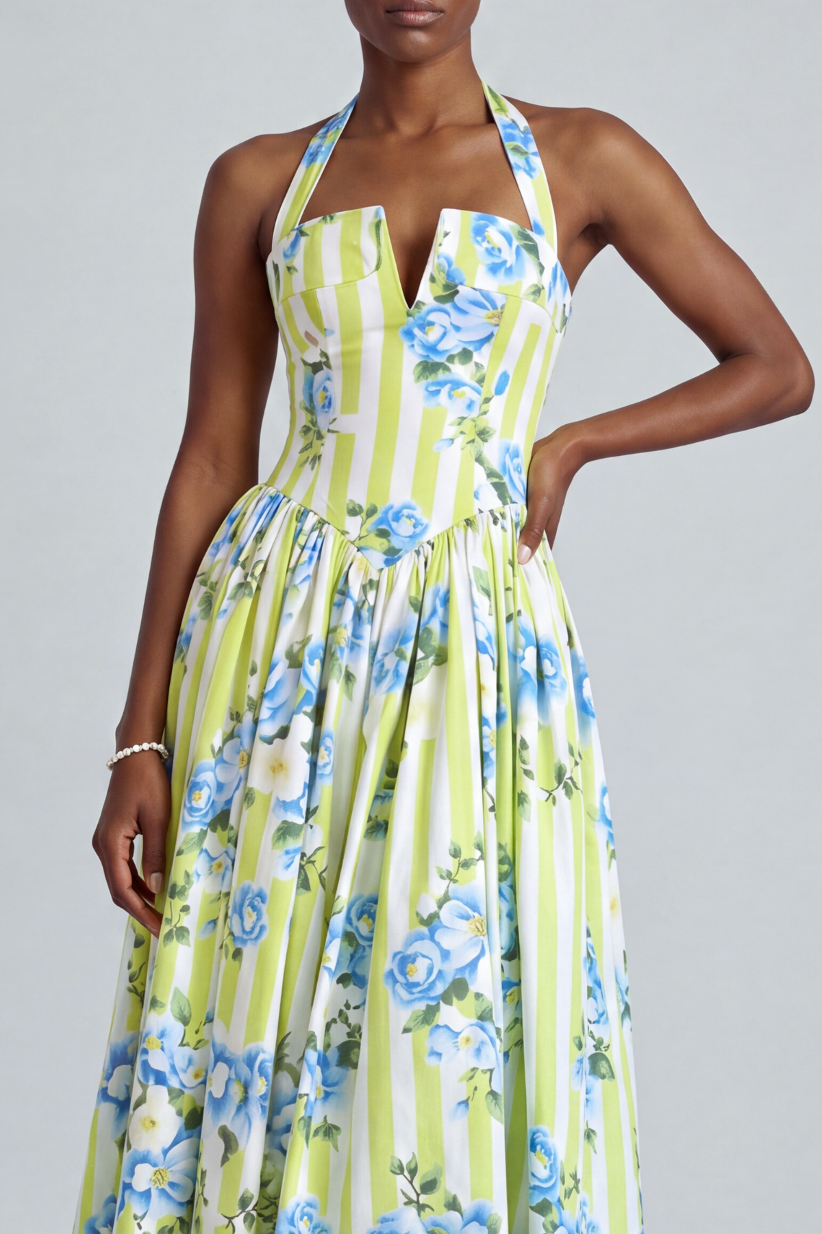 Lace Floral Maxi Dress
