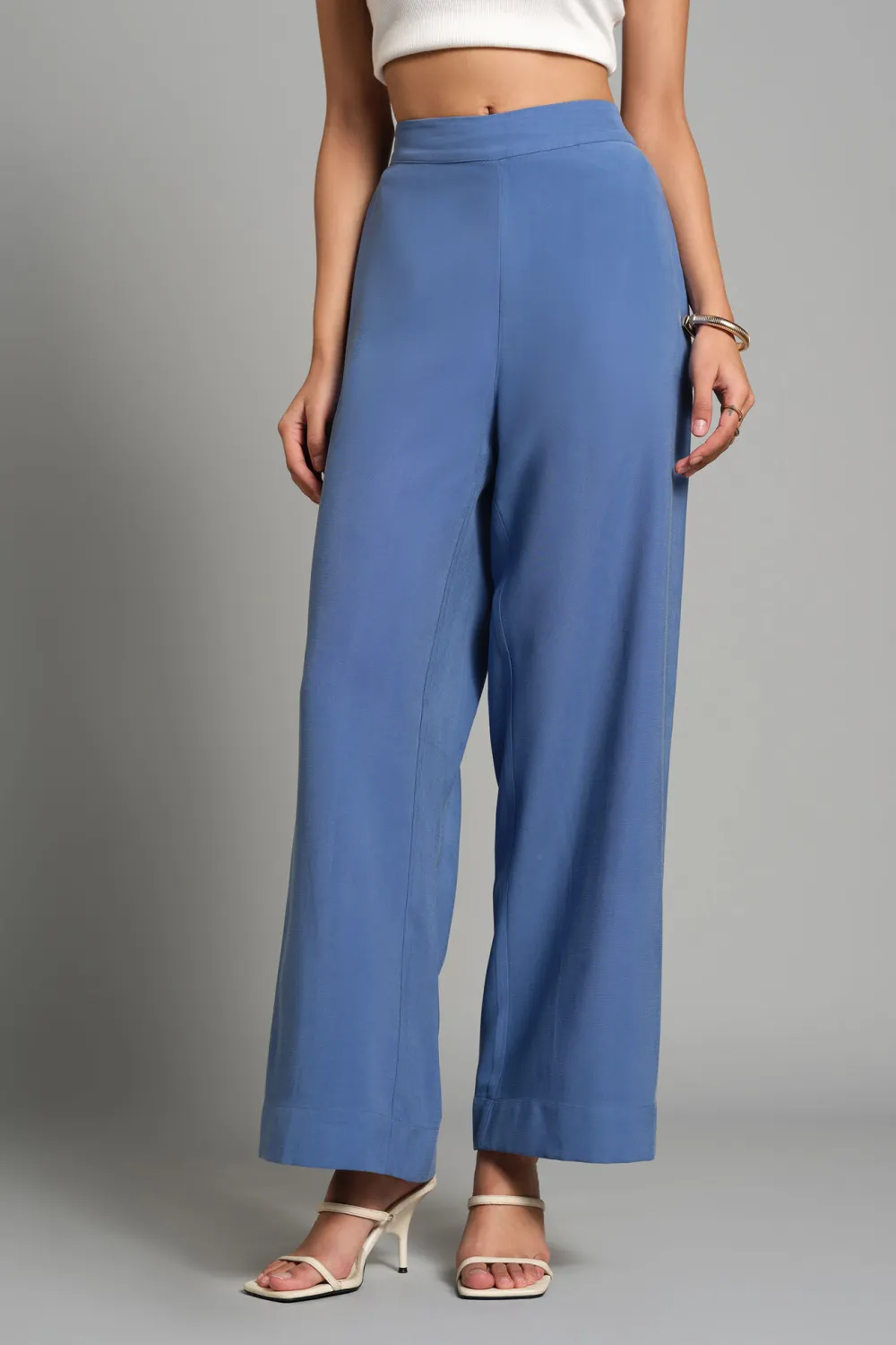Casual Style Full Length Plain Pants
