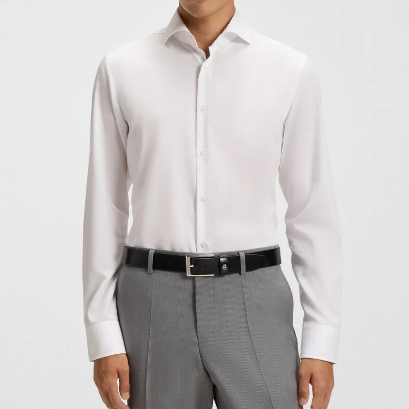 Formal Spread-Collar Men's Shirt