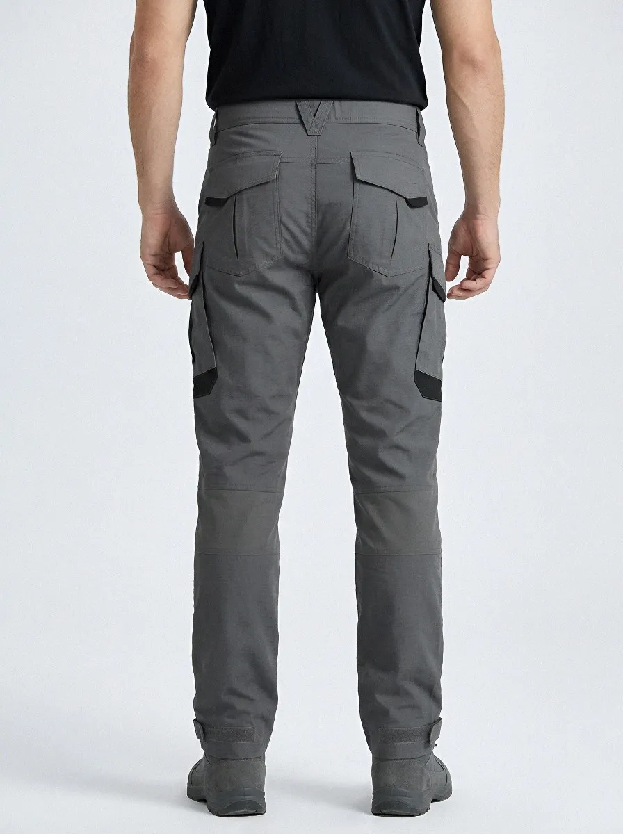 Men's Hook-and-Loop Pocket Outdoor Cargo Pants