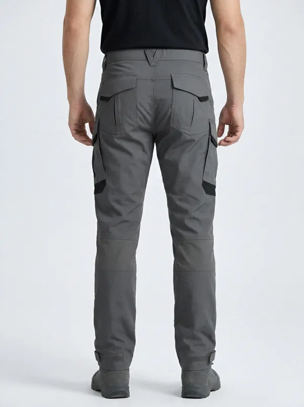 Men's Hook-and-Loop Pocket Outdoor Cargo Pants