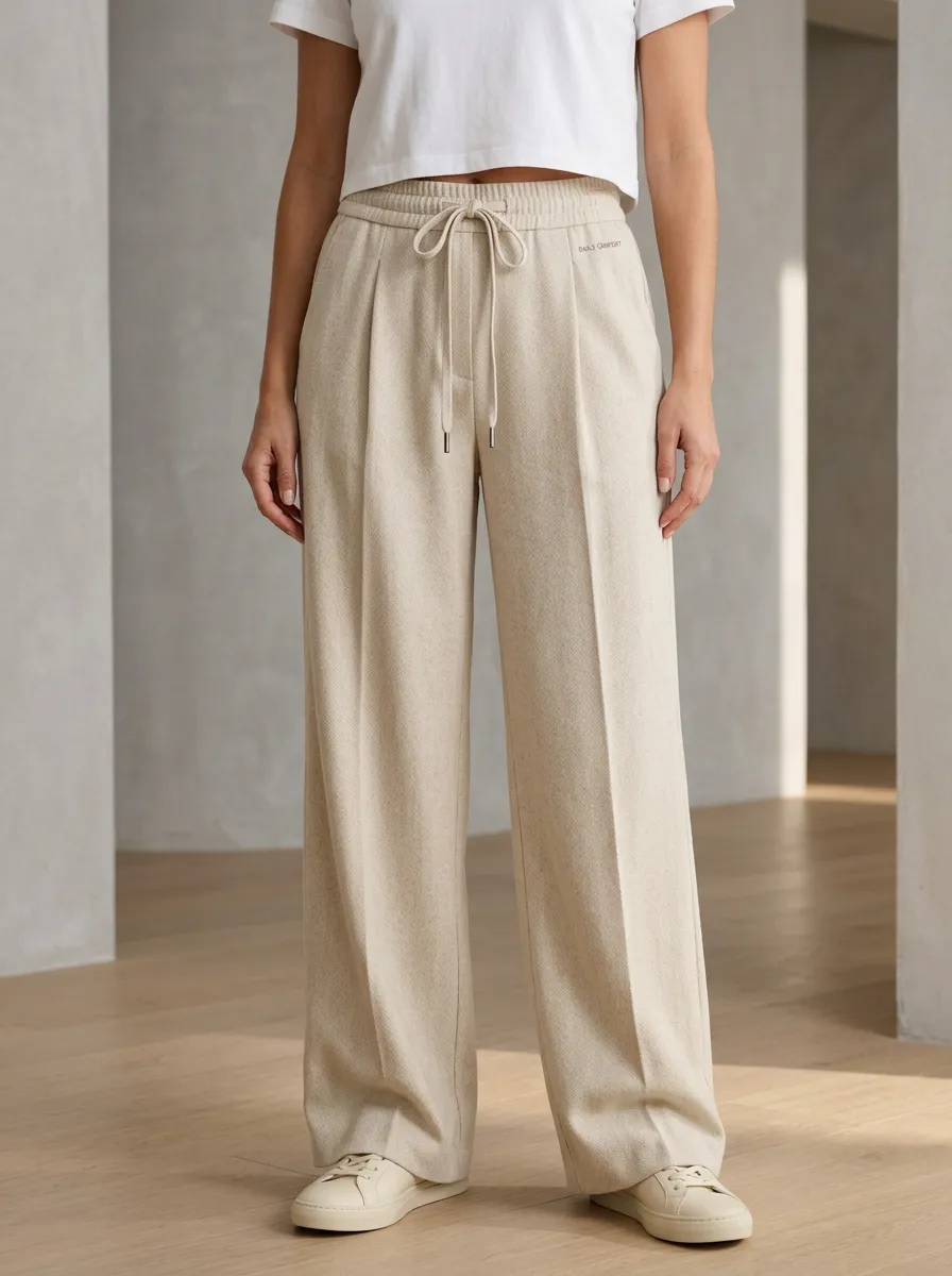 Relaxed Wide-Leg Women's Wide-Leg Pants