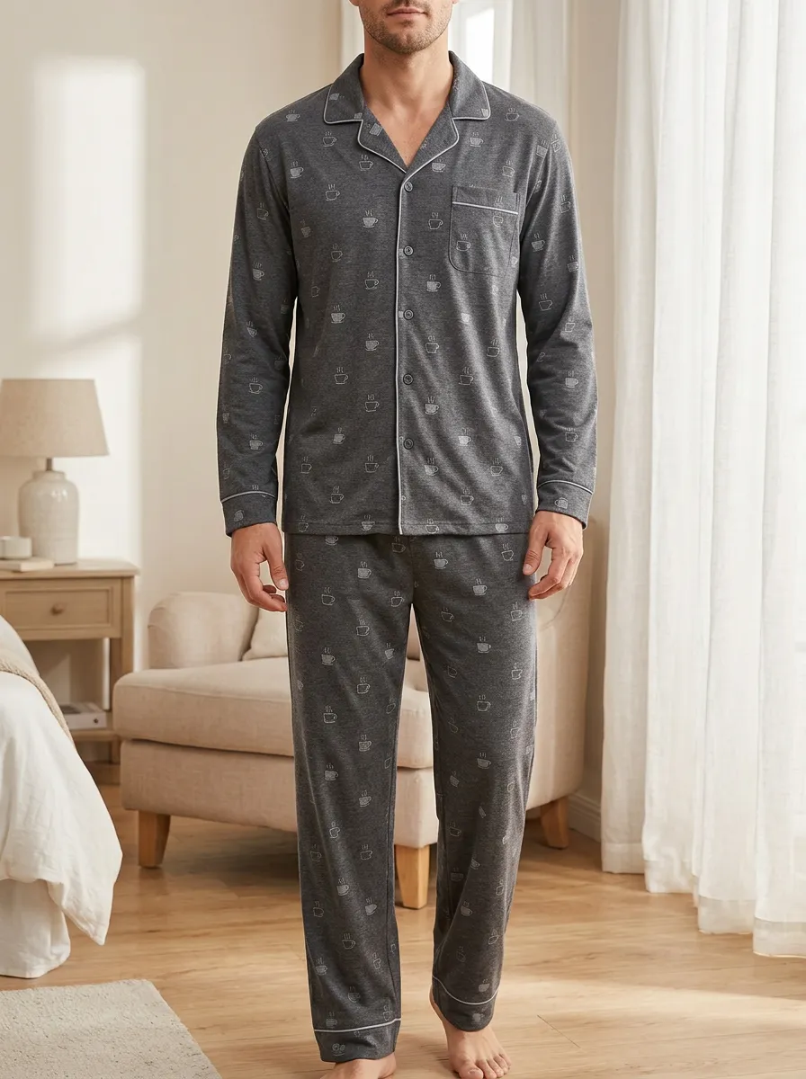 Comfort Everyday Classic Men's Pajama Set