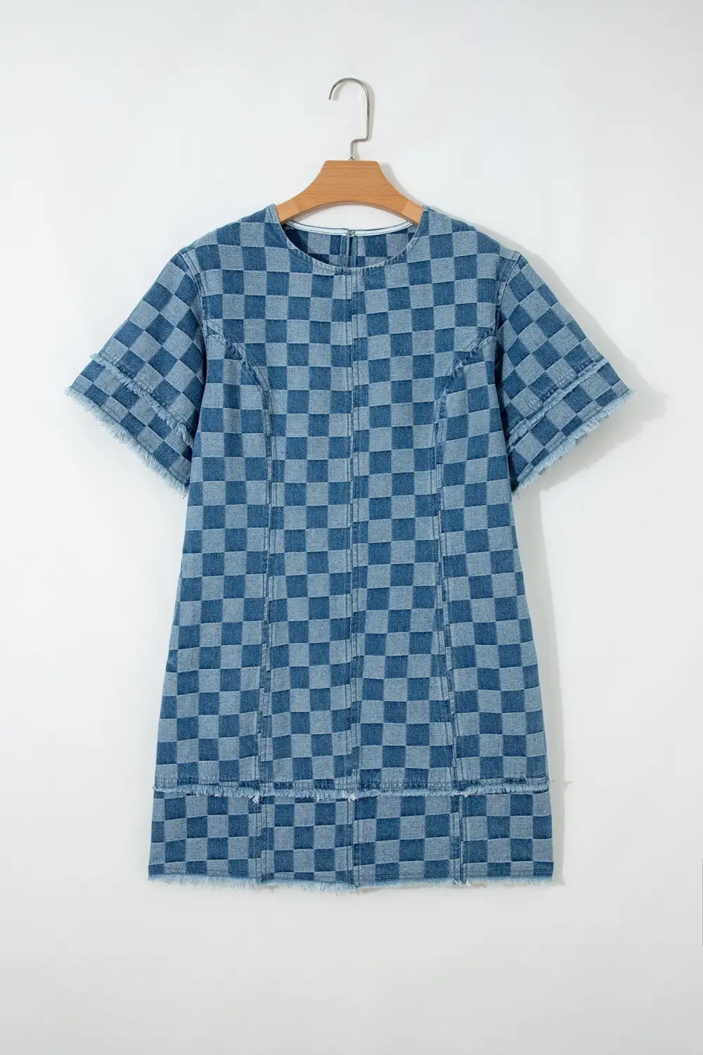Denim Look Mini Dress