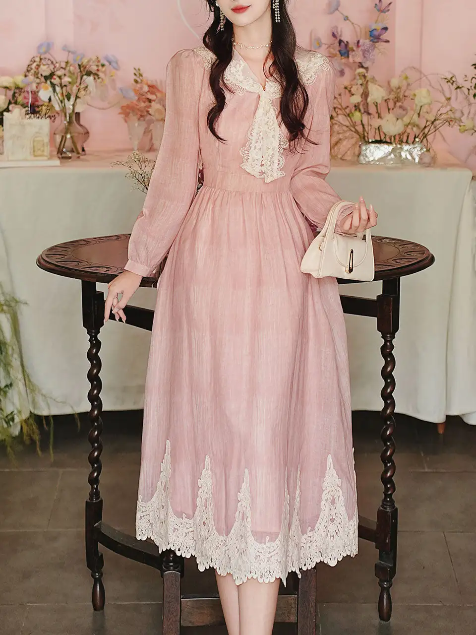 Lace Romantic Maxi Dress