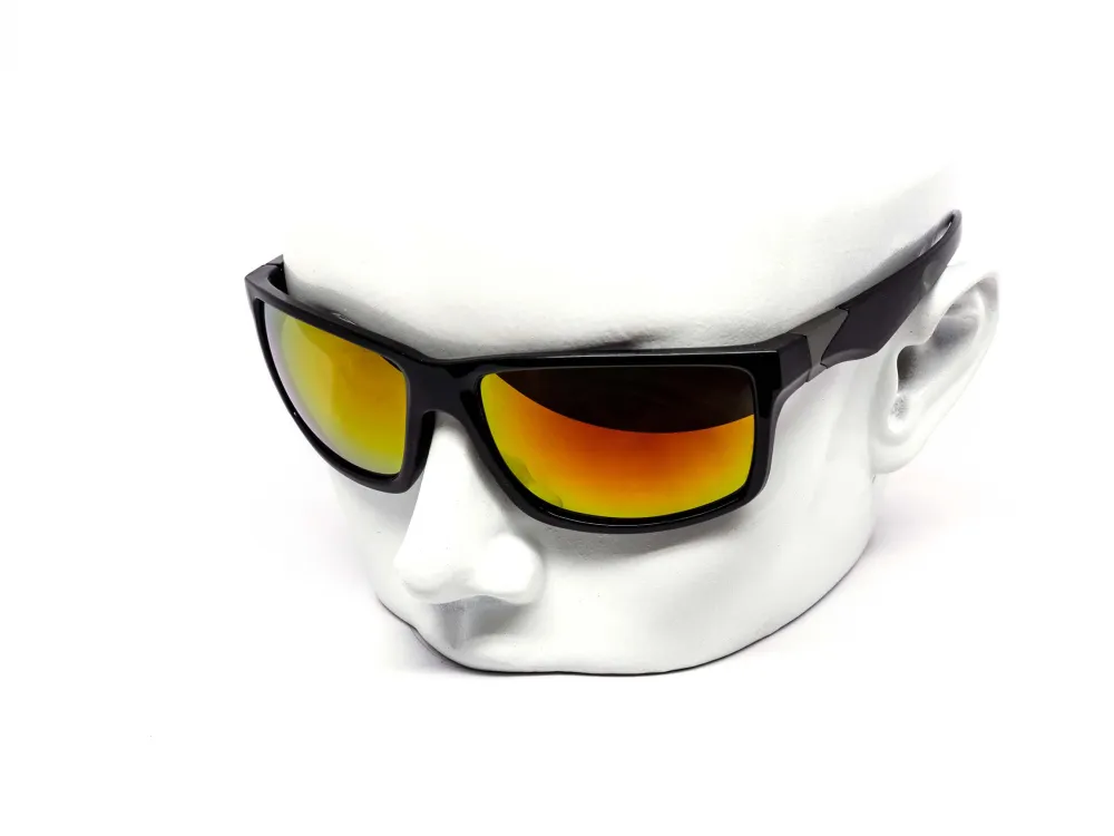 12-Pack Sport Burnt Mirror Assorted Sunglasses