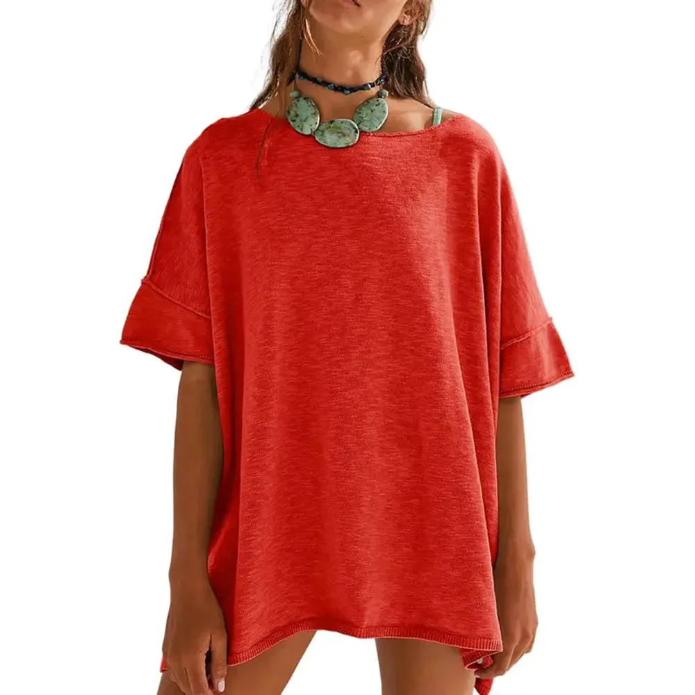 Women's Loose-Fit Drop-Shoulder T-Shirt
