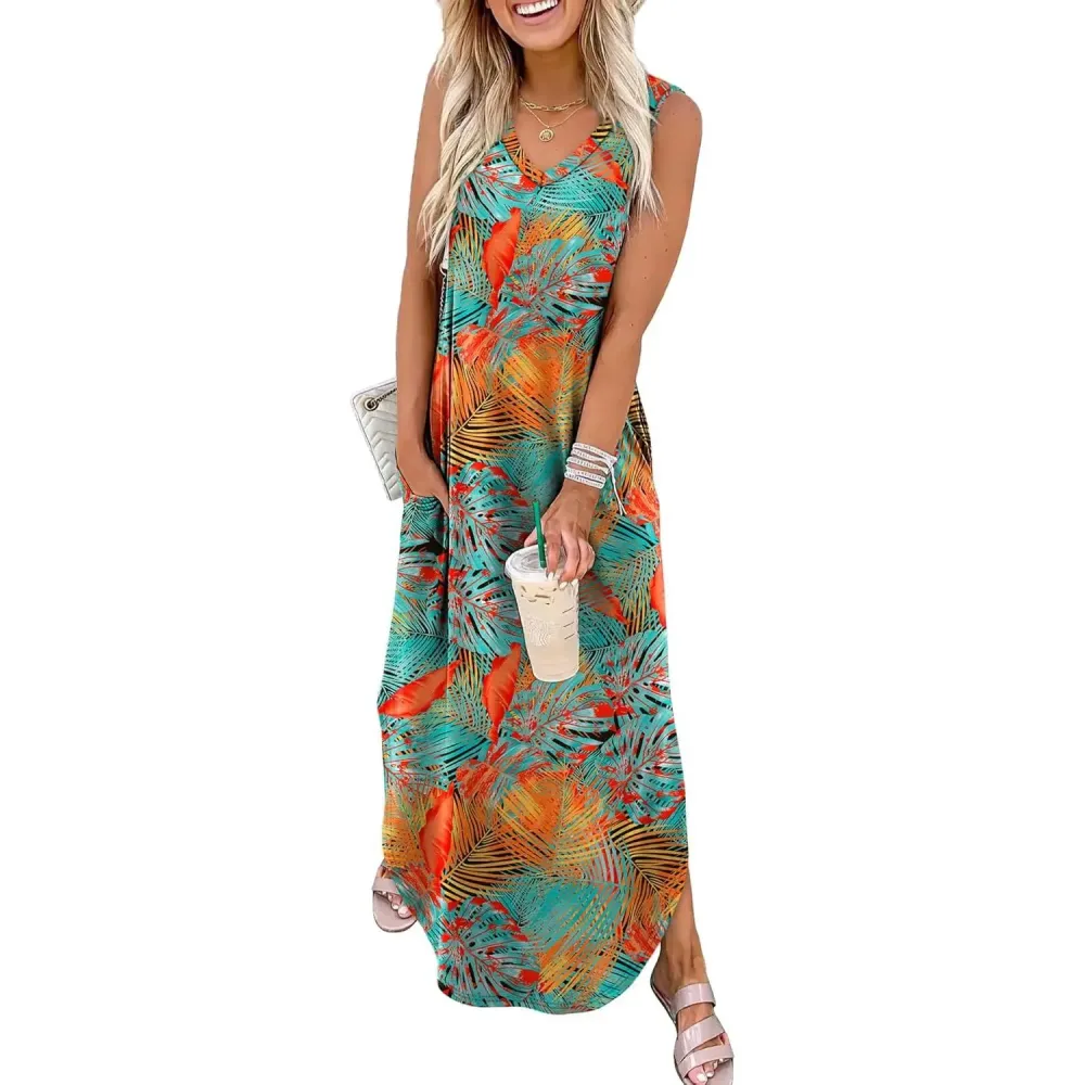 Summer Beach Vacation Long Dress-🔥8-Pack - All Colors Included, Only $24